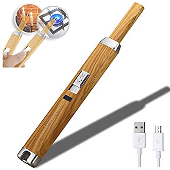 【中古】【輸入品・未使用】電気アークリター ロングライター プラズマUSB充電式 多目的 防風 フレームレス 安全 ガスコンロに キッチン キャンドル バーベキュー キャンプ