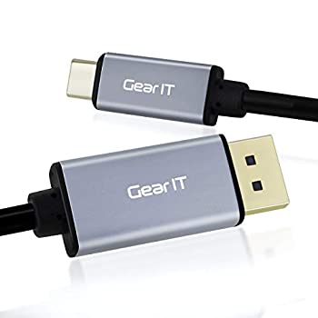 【中古】【輸入品・未使用】GearIT 3フィート USB-C - DisplayPortケーブル [Thunderbolt 3ポート対応] USB Type C - DisplayPortケーブル (4K@60Hz) MacBook Pro 2018/2017