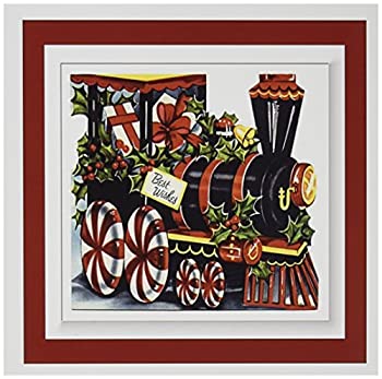 【中古】【輸入品・未使用】SmudgeArt All Thingsクリスマス???クリスマスTrain???グリーティングカード Set of 6 Greeting Cards