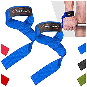 【中古】【輸入品・未使用】Rip Toned リフティングストラップ (ペア) リストストラップ ウエイトリフティング ボディビル パワーリフティング Xfit 筋力トレーニング デッ