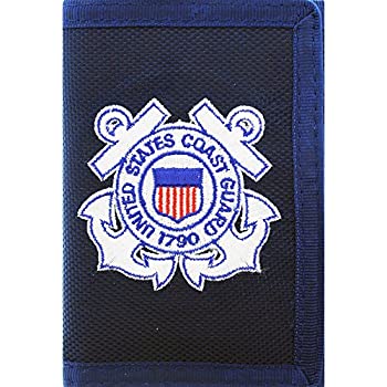【中古】【輸入品・未使用】US Coast Guard財布Military Collectibles、愛国のギフトメンズ、レディース、ティーン、Veterans Great Gift Idea For妻、夫、相対ボーイフレン