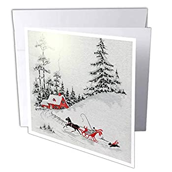 【中古】【輸入品・未使用】TNMPastPerfectクリスマス???雪ソリ???グリーティングカード Set of 12 Greeting Cards