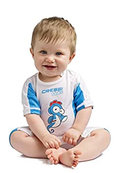 【中古】【輸入品・未使用】Cressi Babalooベビー乳児One Piece SwimラッシュガードSunsuit Small (6-9 Months)