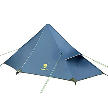 【中古】【輸入品・未使用未開封】Geertop 1 Person 3 Season 20D Ultralight Backpacking Tent for Camping Hiking Climbing (Trekking Poles NOT Included)(Inner Tent is Green