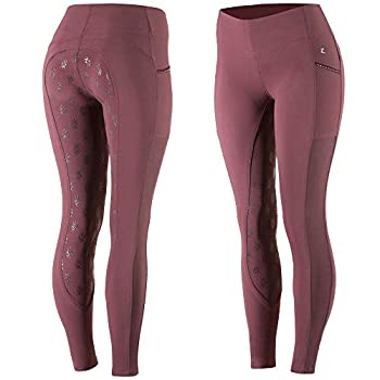 【中古】【輸入品・未使用未開封】Horze Leah Women 's UV Pro夏Ridingタイツ 30 パープル