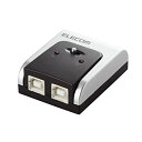 【中古】エレコム USB切替器 手動 2.0対応 2台 U2SW-T2