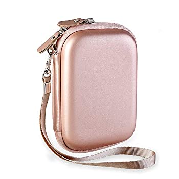 【中古】【未使用未開封】(Rose Gold) - Canboc Shockproof Carrying Case Storage Travel Bag for HP Sprocket Portable Photo Printer/Polaroid ZIP Mobile Printer Pro