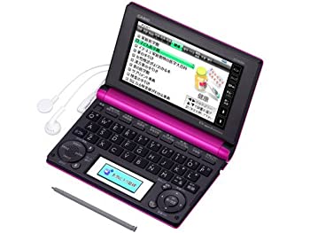 【中古】CASIO Ex-word 電子辞書 一般・総合モデル(家庭・実用向け) ビビッドピンク 100コンテンツ・1000文学作品・クラシック1000フレーズ収録 ツインカ