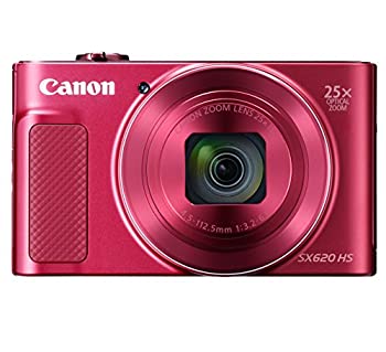 【中古】【未使用未開封】Canon コンパクトデジタルカメラ PowerShot SX620 HS レッド 光学25倍ズーム/Wi-Fi対応 PSSX620HSRE