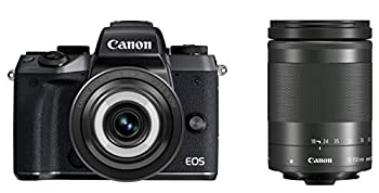 【中古】Canon ミラーレス一眼カメラ EOS M5 クリエイティブマクロ ダブルレンズキット EF-M28mmF3.5IS EF-M18-150mm F3.5-6.3 IS付属 EOSM5-CMWLK