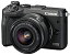 【中古】【未使用未開封】Canon ミラーレス一眼カメラ EOS M6 レンズキット(ブラック) EF-M15-45mm F3.5-6.3 IS STM 付属 EOSM6BK-1545ISSTMLK