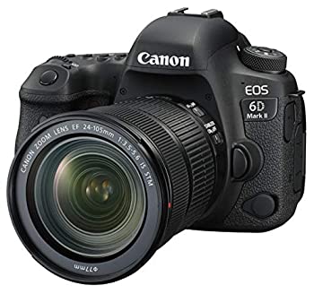 【中古】【輸入品日本向け】Canon デジタル一眼レフカメラ EOS 6D Mark II EF24-105 IS STM レンズキット EOS6DMK2-24105ISSTMLK