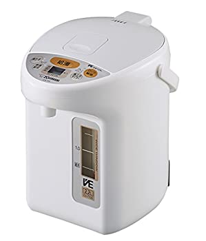 【中古】【輸入品日本向け】象印 電気ポット 2.2L 優湯生 省エネ 5段階保温設定 ホワイト CV-TY22-WA