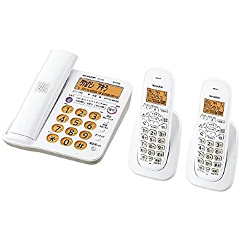【中古】シャープ 電話機 コードレス 親機コードレス 子機2台 JD-G56CW