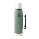 【中古】STANLEY(スタンレー) クラシック真空ボトル 1L グリーン 水筒 保冷 保温 保証 08266-006 (日本正規品)(2)