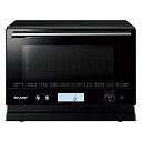 【中古】シャープ オーブンレンジ PLAINLY ワイドフラット 18L ブラック RE-WF18A-B