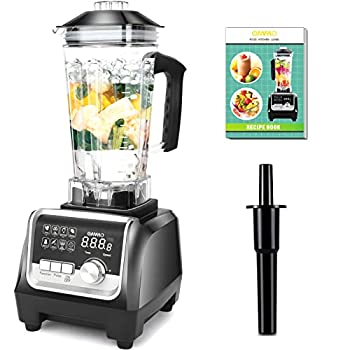 【中古】OMMO Blender 1800w%カンマ% Professional Countertop Blender Smoothie Maker with Built-in ..