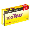 【中古】Kodak 白黒フィルム プロフェッショナル用 T-MAX100 120 5本パック 8572273