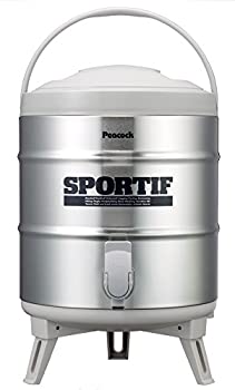【中古】【未使用未開封】ピーコック ステンレスキーパー 広口タイプ 8.1L グレー ...