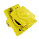 【中古】【未使用未開封】Leviton 68W08 30アンペア 125/250ボルト 非NEMA 3P 3W IP66定格カバー 非接地 耐腐食性 ウェットガ...