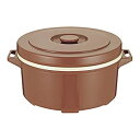 【中古】台和 プラスチック保温食缶 味噌汁用 小 ブラウン 382x324x高さ185mm DF-M2