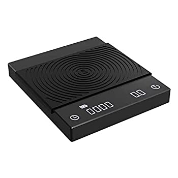 AJIMURA-SHOPの【中古】Timemore コーヒー グラムスケール 手作りコーヒースケール ブラック TES005 高精度計量器 測量範囲0.5g-2000g 電子秤 コーヒー専門用計り 国|詳細画像