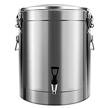 【中古】【輸入品日本向け】大型 ステンレス キーパー（広口タイプ）30L 魔法瓶 ポータブルクーラー 水飲料コーヒーミルクジュースの家族の集まりに使用（保温・保冷 ウォー