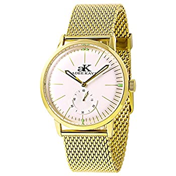 【中古】【輸入品・未使用】Adee Kaye Men 's Adore Japan Movement Watch ak9044-mg