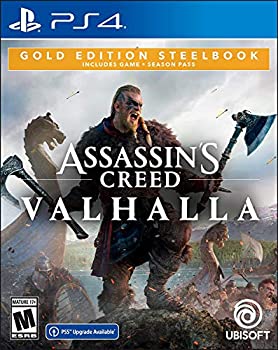 【中古】【輸入品・未使用】Assassin'sCreedValhallaSteelBookGoldEdition(輸入版:北米)-PS4