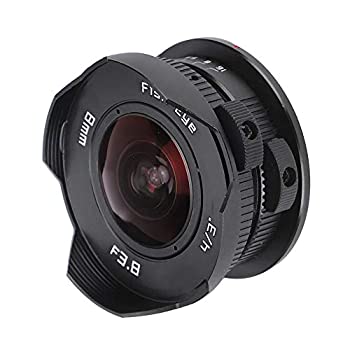 【中古】【輸入品・未使用】V BESTLIFE 魚眼レンズ 8mm F3.8 180°広角魚眼レンズ オリンパス M4/3マウントミラーレスカメラ用