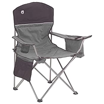 【中古】【輸入品・未使用】ColemanオーバーサイズQuad Chair with Coolerポーチ、グレー/ブラック