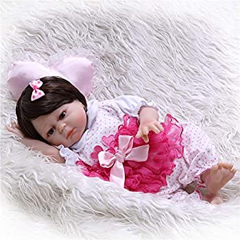 【中古】【輸入品・未使用】リボーンドール NPK 20インチリボーンビーブ人形 フルシリコンBonecaビニールファッション人形 プリンセス 子供 誕生日ギフトおもちゃ 女の子用