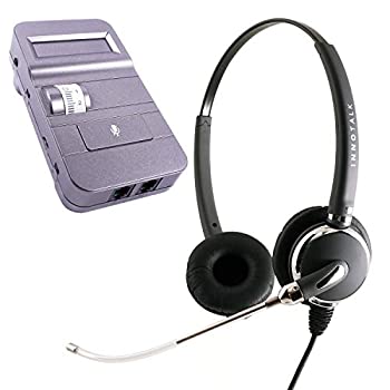 【中古】【輸入品・未使用】Avaya Lucent at & t t7316、t7316e音声チューブマイクバイノーラル顧客サービスセンター電話ヘッドセットシステムwithアンプ