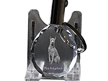 【中古】【輸入品・未使用】タイリッジバック 犬のクリスタルキーリング キーチェーン 卓越したギフト