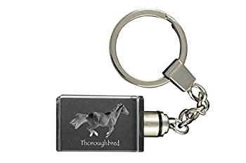 【中古】【輸入品・未使用】Art Dog Ltd.Thoroughbred、ホースクリスタルキーリング、キーチェーン、卓越したギフト