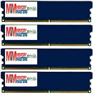 【中古】【輸入品・未使用】MemoryMasters 8GB (4 X 2GB) DDR2 DIMM (240 ピン) 800MHZ PC2-6400 PC2-6300 デスクトップRAM 冷却用レッドヒートスプレッダー付き CL 5-5-18