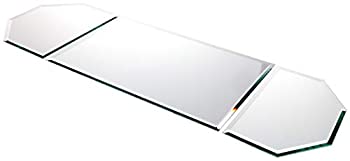 【中古】【輸入品・未使用】Plymor 5mm 面取りガラスミラーテーブルランナー 36x12インチ (2個パック)