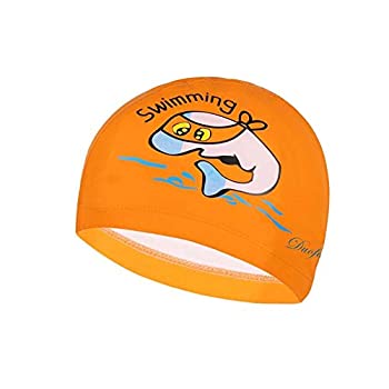 【中古】【輸入品・未使用】Professional子供かわいい水泳キャップ耐久性Light Soft Swim Cap、# A 2