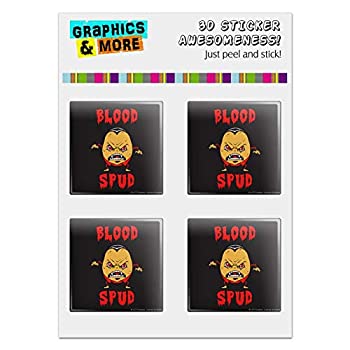 【中古】【輸入品・未使用】Graphics & More Blood Spud バンパイアポテトファニーユーモアコンピューターケース モデディングバッジ エンブレム 樹脂コーティング 1インチ