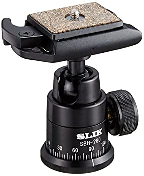 【中古】SLIK 自由雲台 SBH-280E BK クイックシュー対応 最大搭載荷重5kg 420610