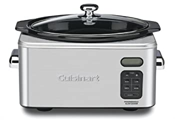 【中古】【未使用未開封】Cuisinart PSC-650 ステンレススチール 6-1/2クォート プログラム可能 スロークッカー