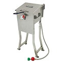 【中古】【未使用未開封】2.5 Gal Bayou Fryer w SS Bsket