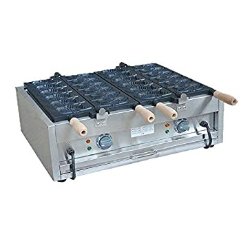 【中古】【未使用未開封】【輸入品日本向け】Commercial Japanese Fish Shape Waffle Making Machine Taiyaki Baker Mini Household Donut Maker Iron (220V)