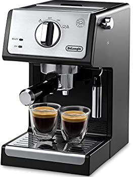 【中古】デロンギ(DeLonghi) アクティブ エスプレッソ・カプチーノメーカー ECP3220J-BK インテンスブラック