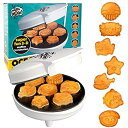 【中古】【未使用未開封】Sea Creature Mini Waffle Maker- Create 7 Different Ocean Animal Shapes in Minutes%カンマ% Make Breakfast Fun and Cool for Kids & Adults w/