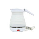 【中古】ミヨシ 折りたためる電気ケトル ホワイト 800ml 2~3人用 MBE-TK03/WH