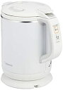 【中古】象印 電気ケトル 0.8L 沸騰後1時間90℃保温 コーヒードリップ用機能付き ホワイト CK-AX08-WA