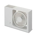 【中古】【未使用未開封】ドウシシャ 卓上扇風機 ペンスタンドファン 風量3段階 USB電源 ピエリア ホワイト FSV-82U WH