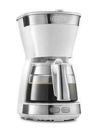【中古】デロンギ(DeLonghi) ドリップコーヒーメーカー ホワイト アクティブシリーズ [5杯用]ICM12011J-W