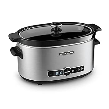 【中古】KitchenAid KSC6223SS 6クォート スロークッカー 標準蓋付き ステンレススチール